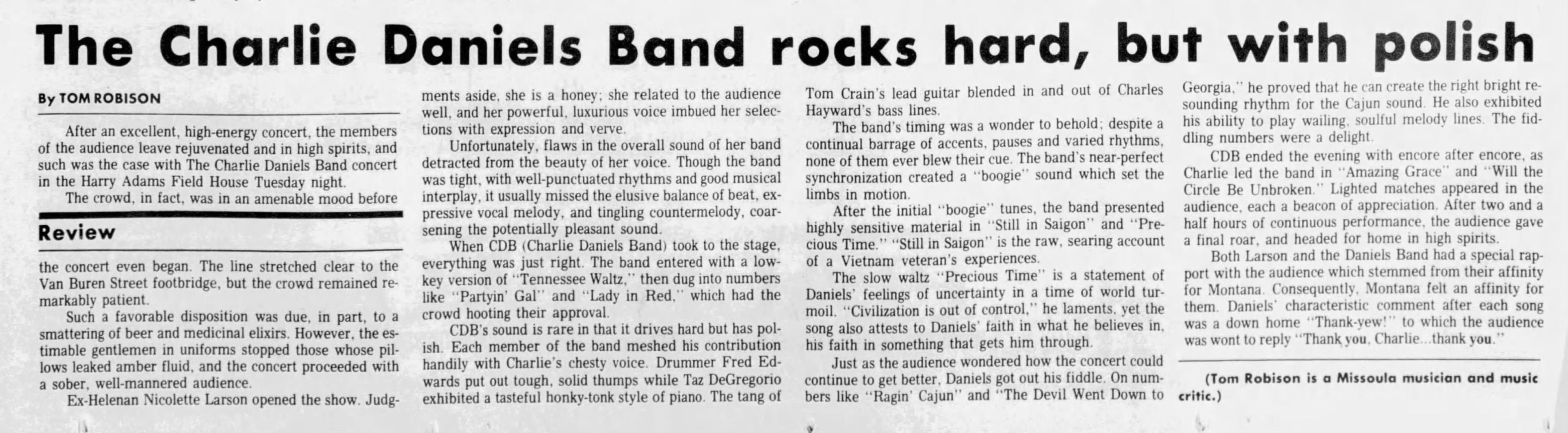 Charlie Daniels Band - 1983